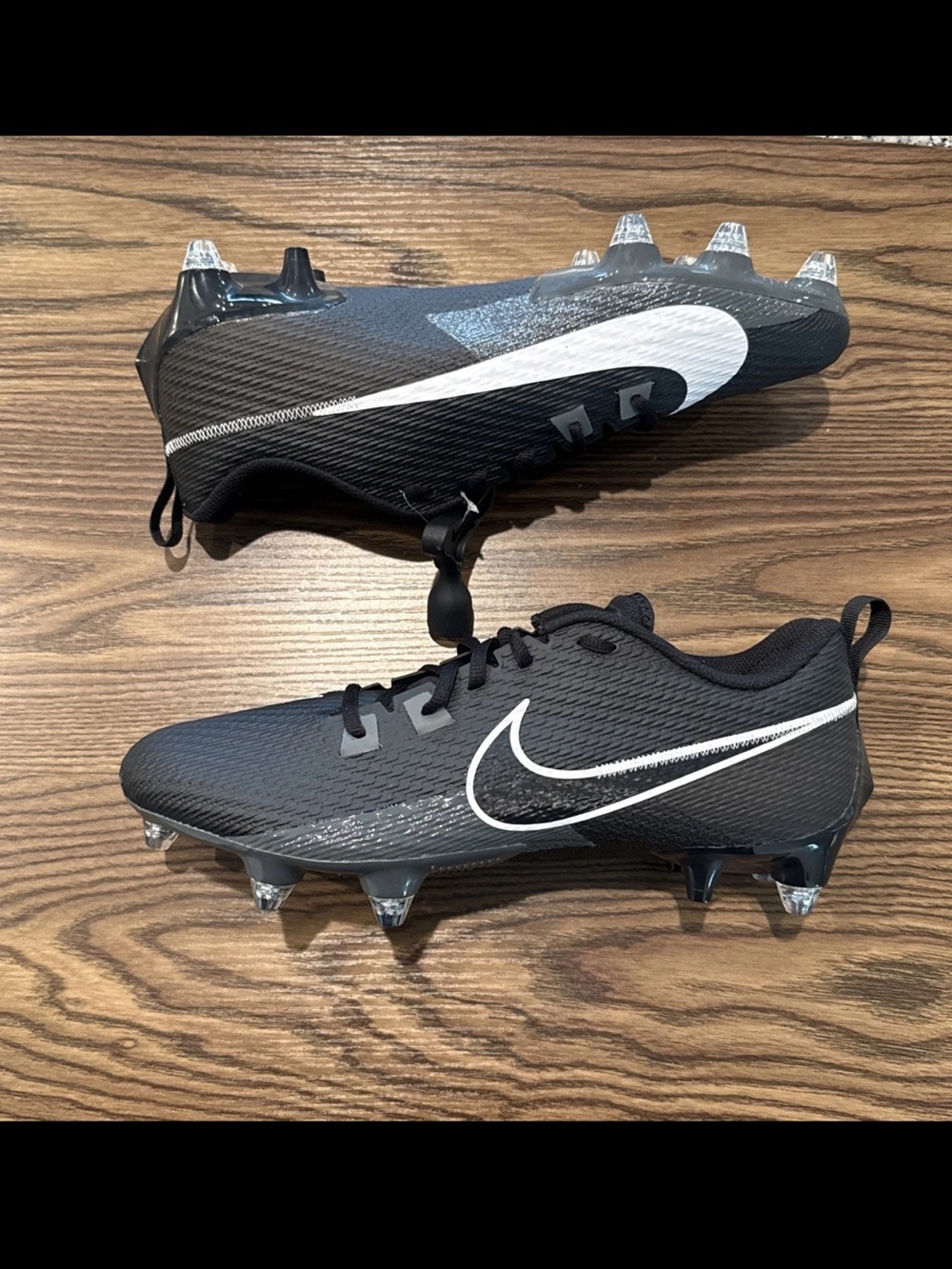 Size 11.5 Wide Nike Vapor Edge Speed 360 2 Detachable Black Cleats FJ7093-001